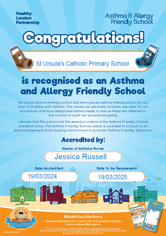 Image of Asthma & Allergy Friendly School
